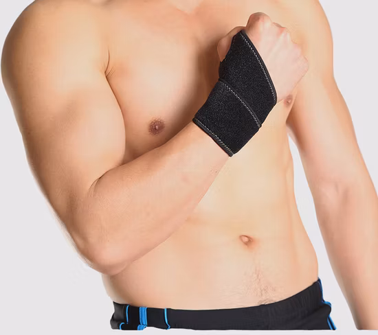 Le Support de poignet réglable enveloppe les sangles de Fitness, le protecteur de bracelet de Sport, l'orthèse de protection des mains